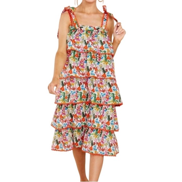 CROSBY by Mollie Burch Dresses & Skirts - Crosby by Mollie Burch Beckett Dress Scalloped Ric Rac